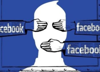 Illustration de la censure par Facebook